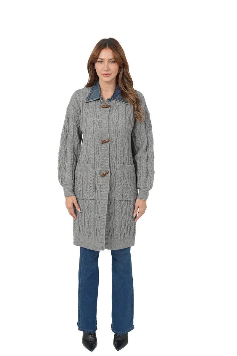 Love Token - Larissa Cardigan - Grey - 204
