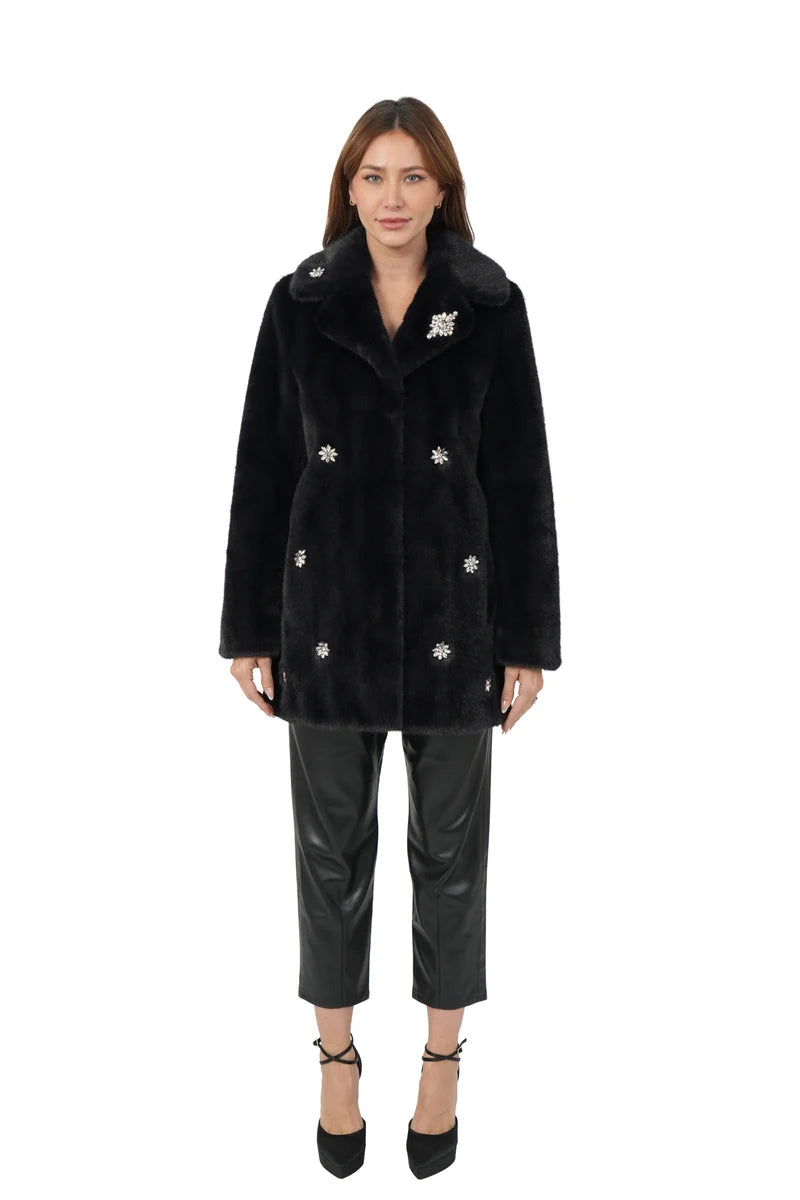 Love Token - Elsa Coat - Midnight - 181