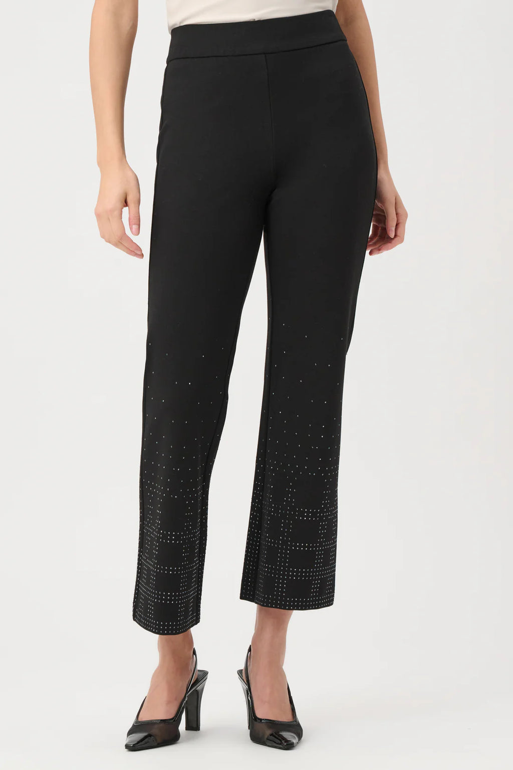 Joseph Ribkoff Mid-rise Flare Trousers - Black - 263927