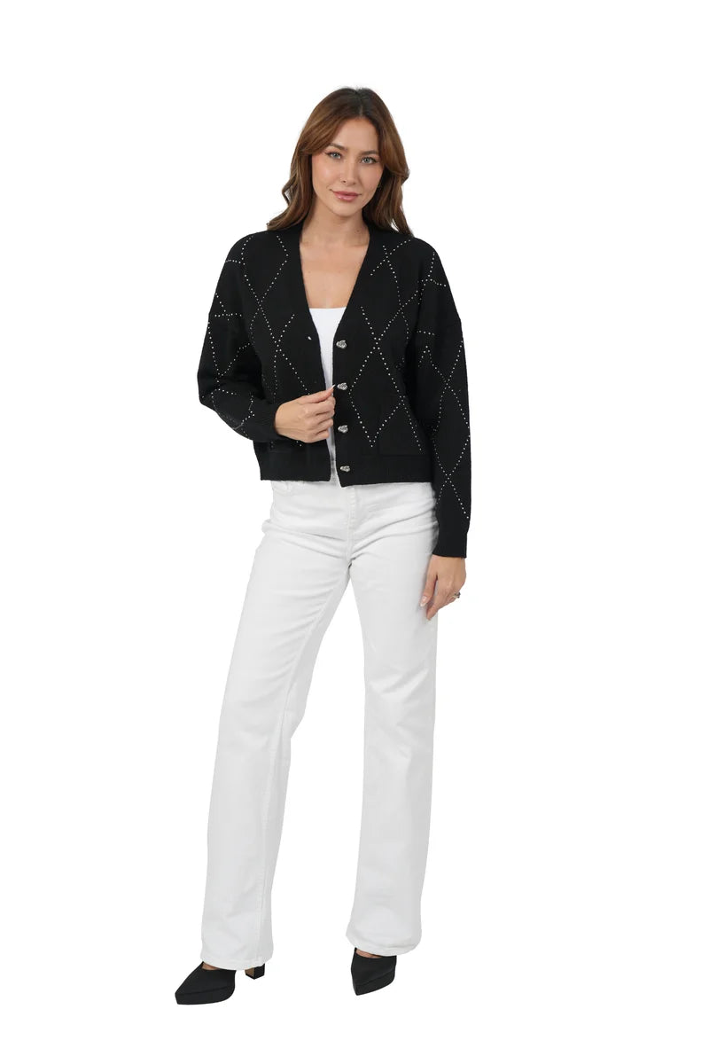 Love Token - Lani Cardigan - Black - 203