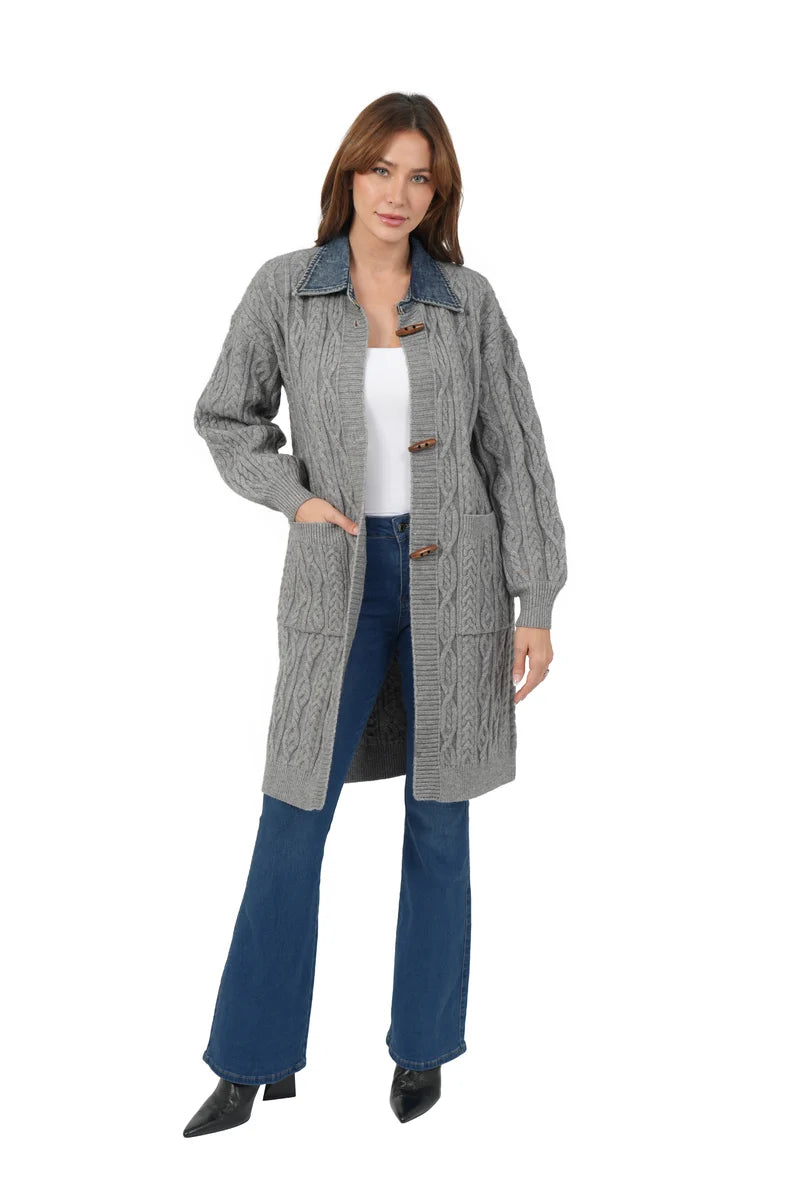 Love Token - Larissa Cardigan - Grey - 204