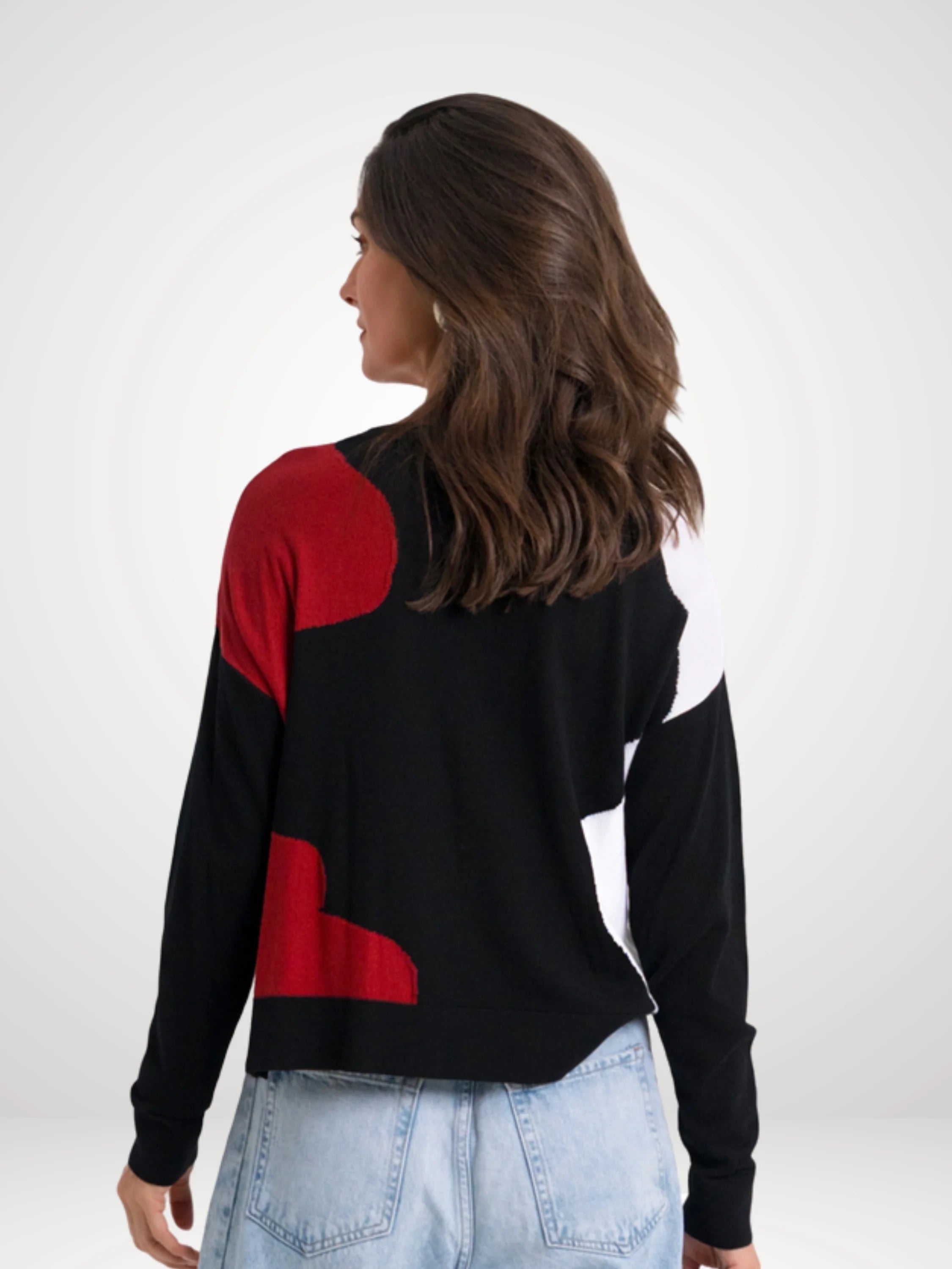 Planet - Clouds Sweater - Black Combo - 301K