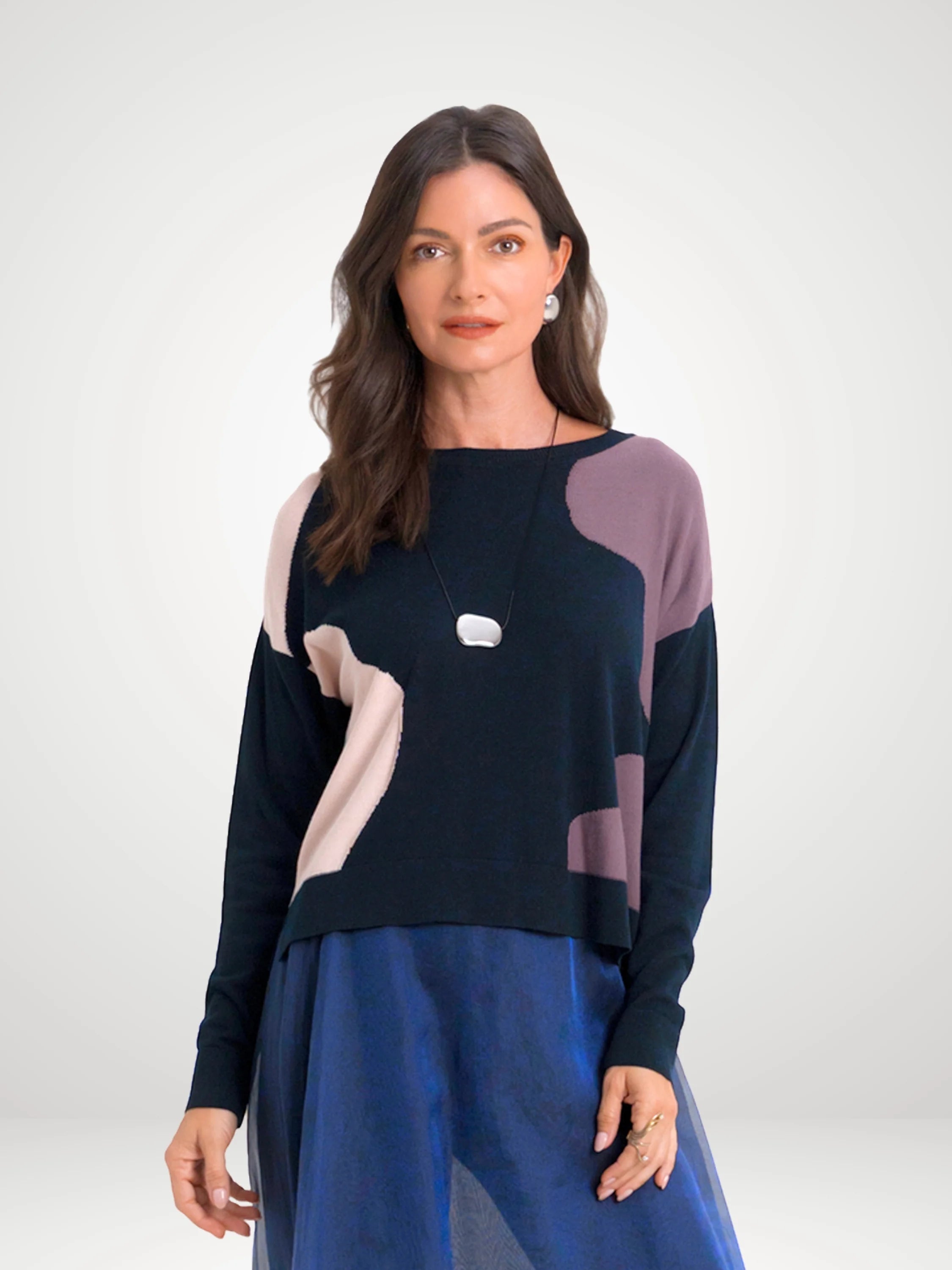 Planet - Clouds Sweater - Midnight Combo - 301K