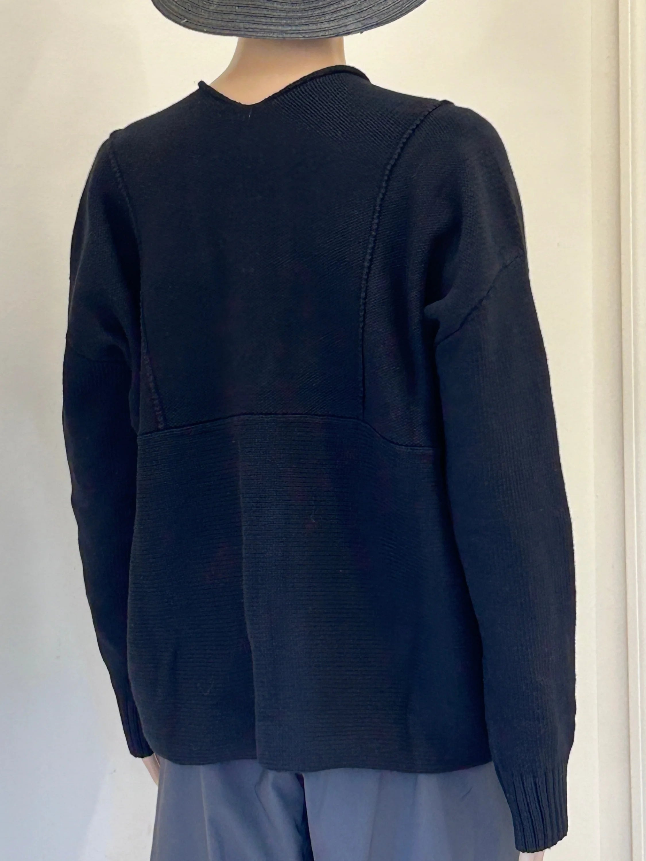 Planet - Faux Cardi - Black - 313KT