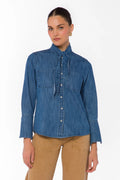 Velvet Heart - Joline Blue Denim Shirt - 25256