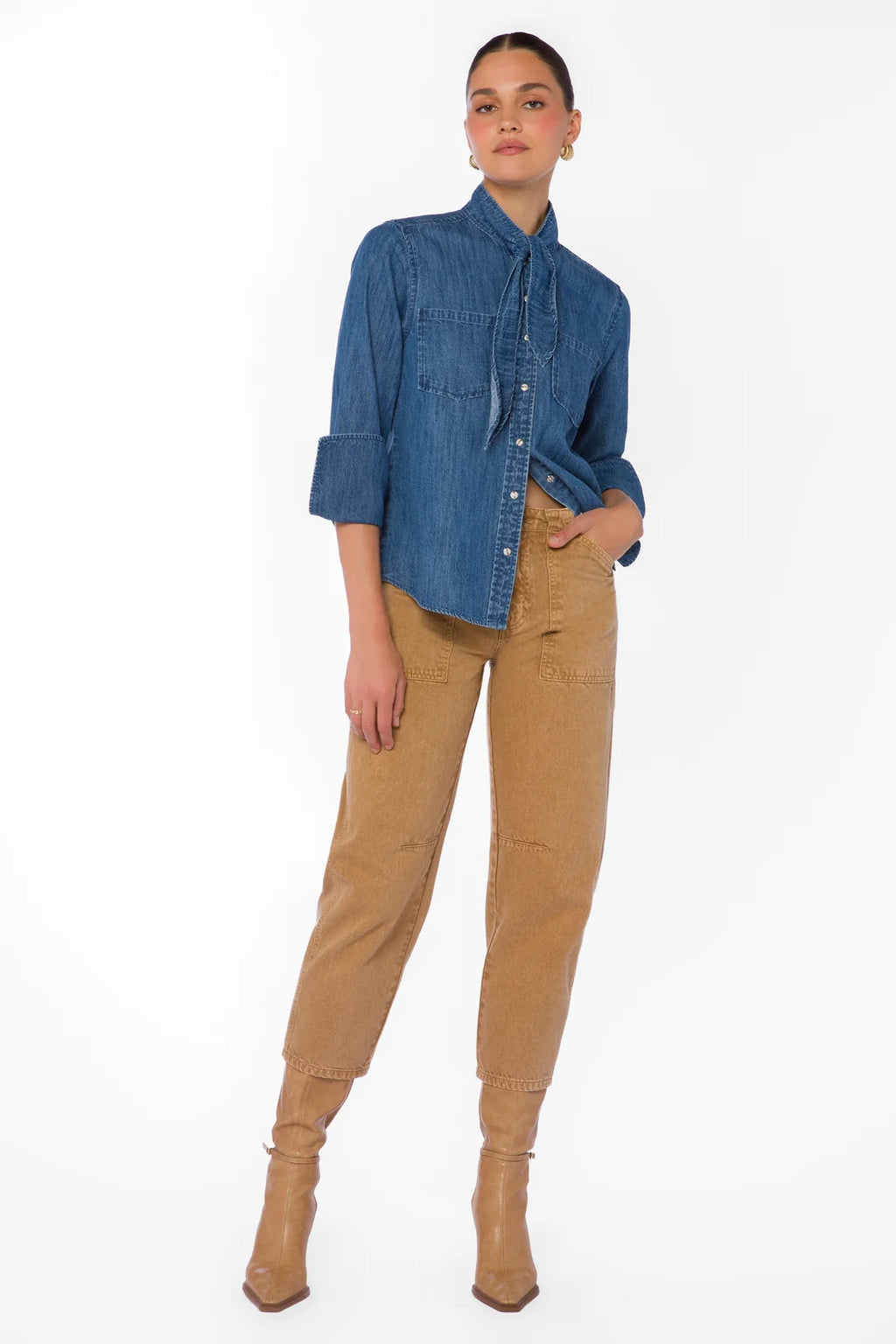 Velvet Heart - Joline Blue Denim Shirt - 25256
