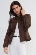 Liverpool - Fit and Flare Trucker Jacket - Leopard - 1C40