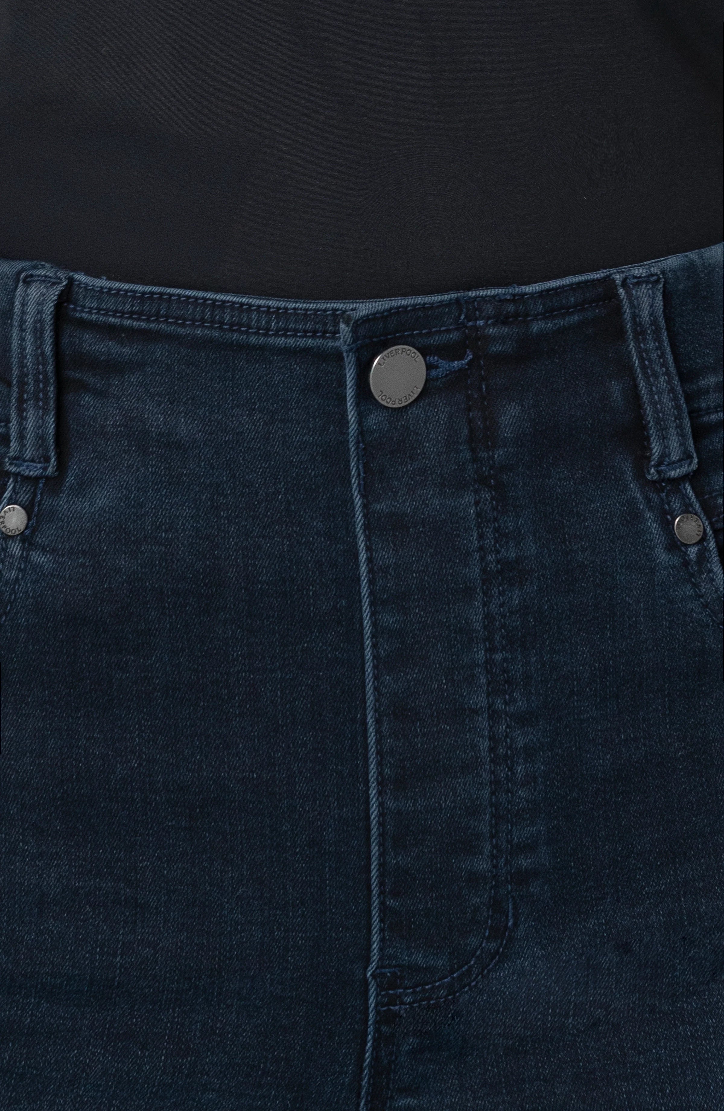 Liverpool - Gia Glider Pull-On Jean - Dark Denim - 2401