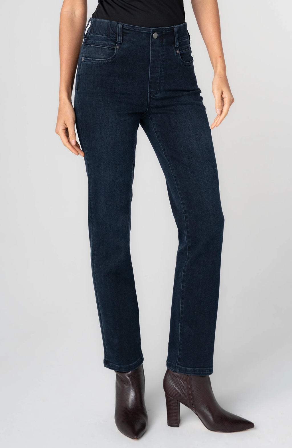 Liverpool - Gia Glider Pull-On Jean - Dark Denim - 2401