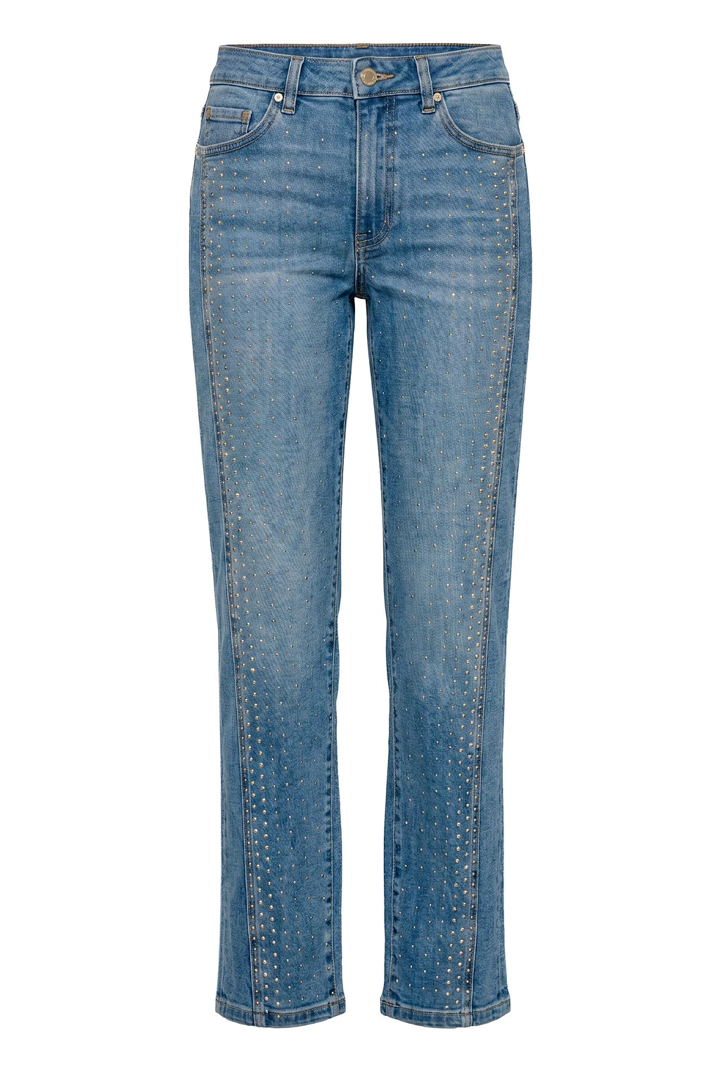 Liverpool - Kennedy Straight W/ Vertical Seaming Jean - Denim - 3151