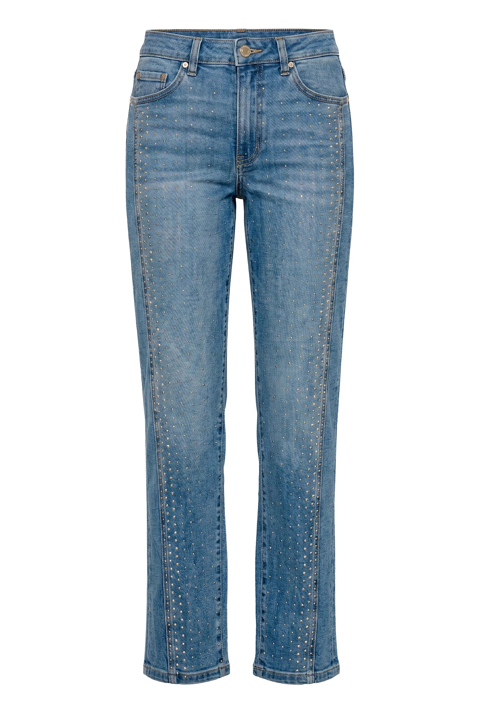 Liverpool - Kennedy Straight W/ Vertical Seaming Jean - Denim - 3151