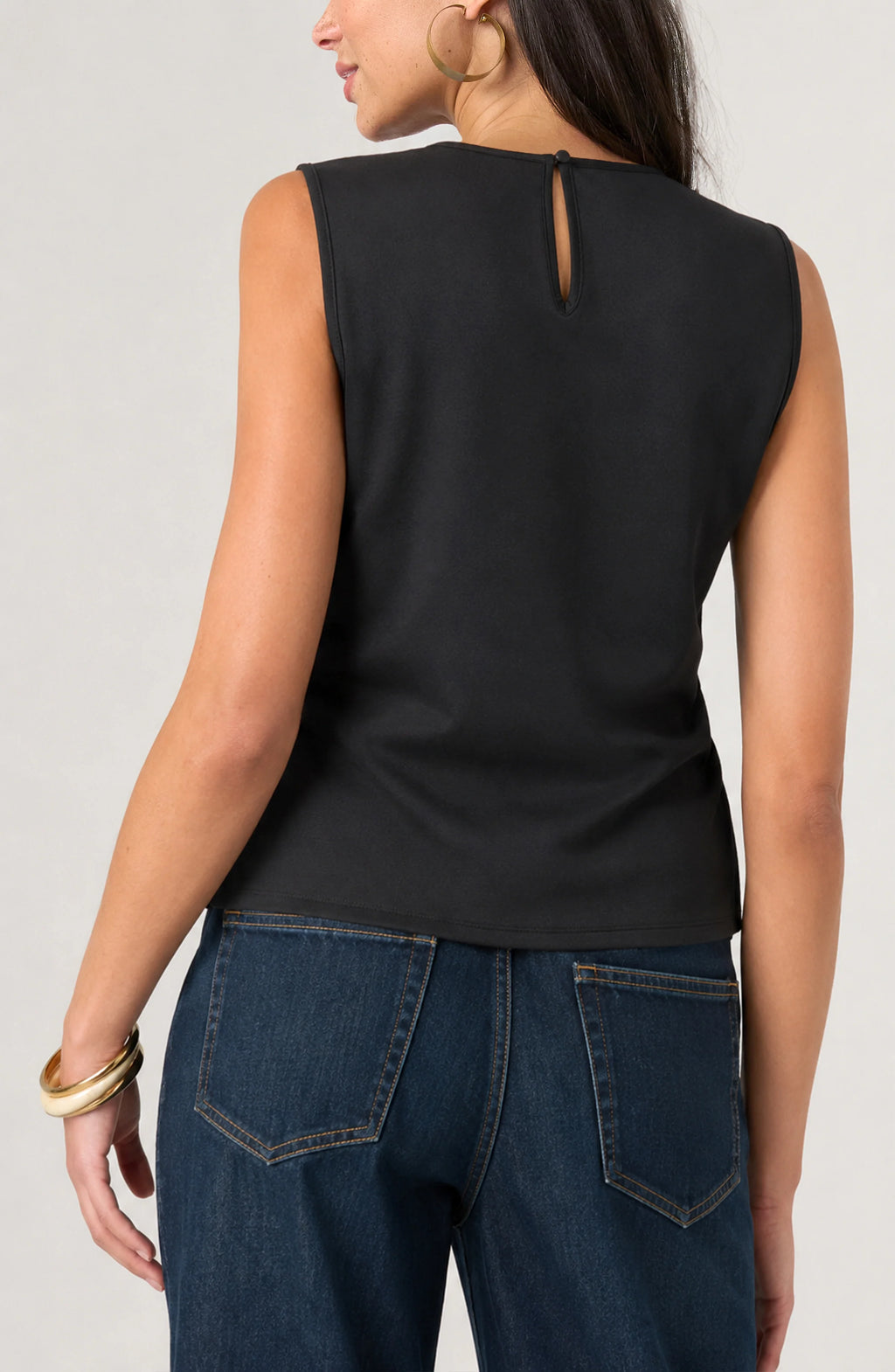 Liverpool - Embellished Tank - Black - 8M60