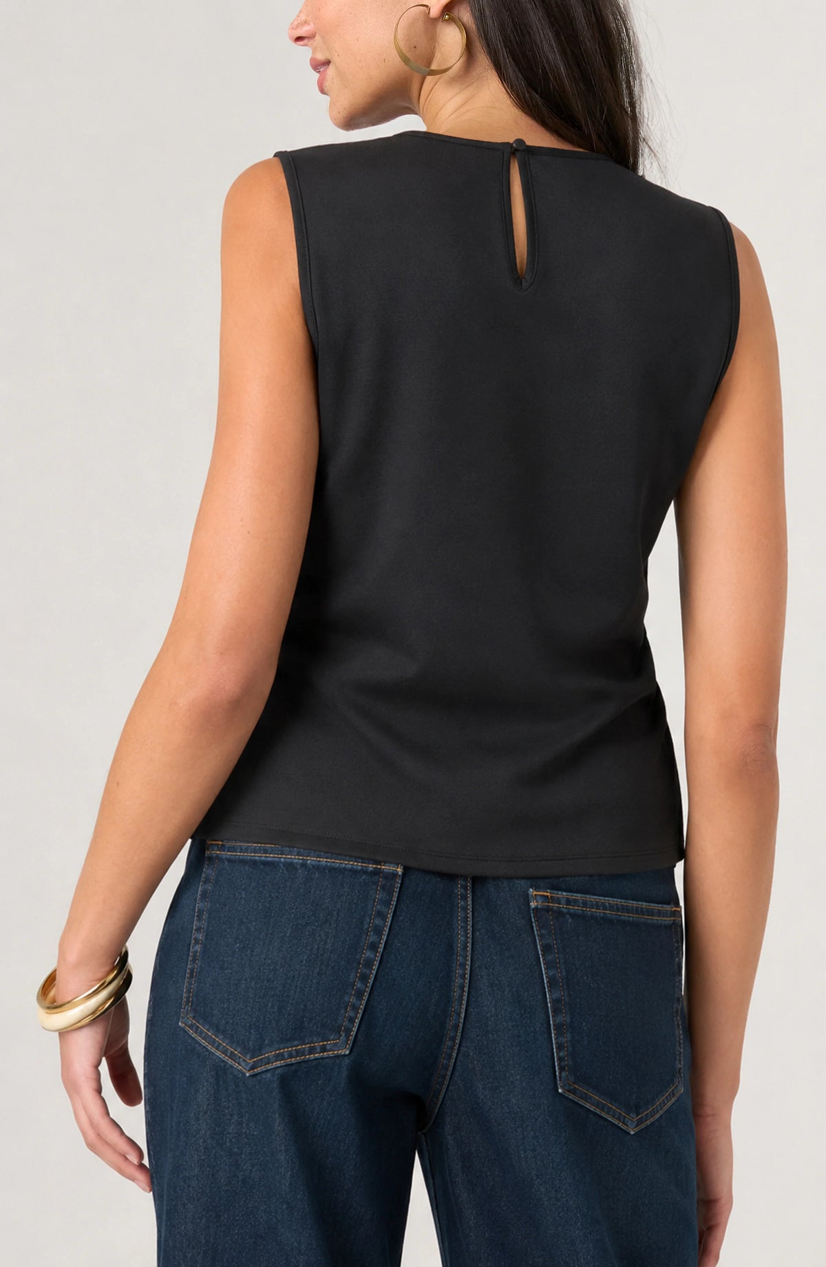 Liverpool - Embellished Tank - Black - 8M60