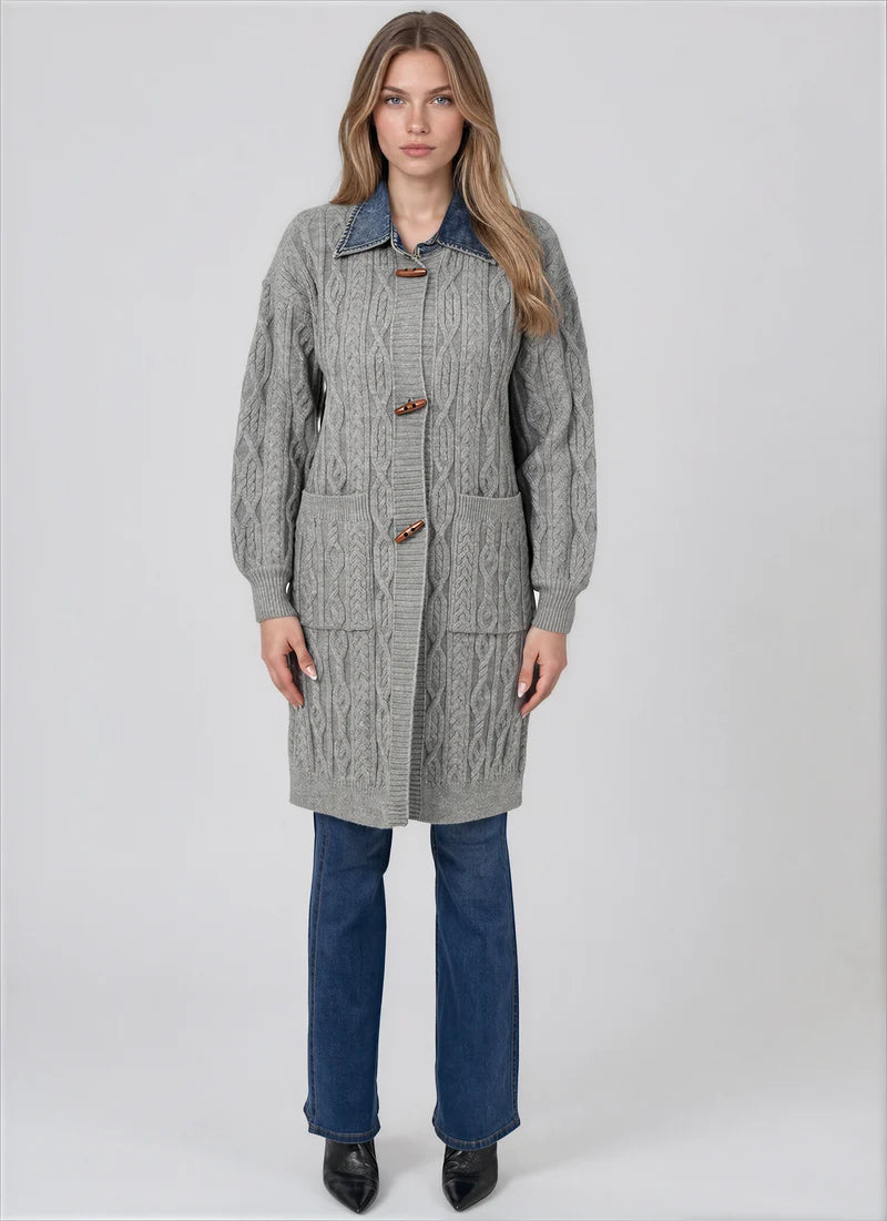 Love Token - Larissa Cardigan - Grey - 204