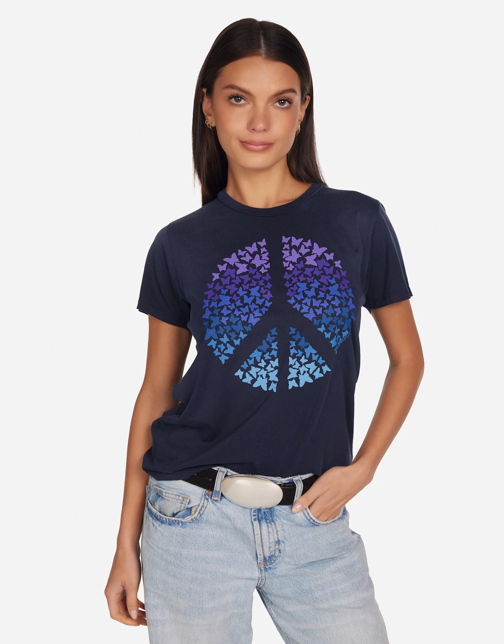 Lauren Moshi - Wolf Ombre Butterfly Peace