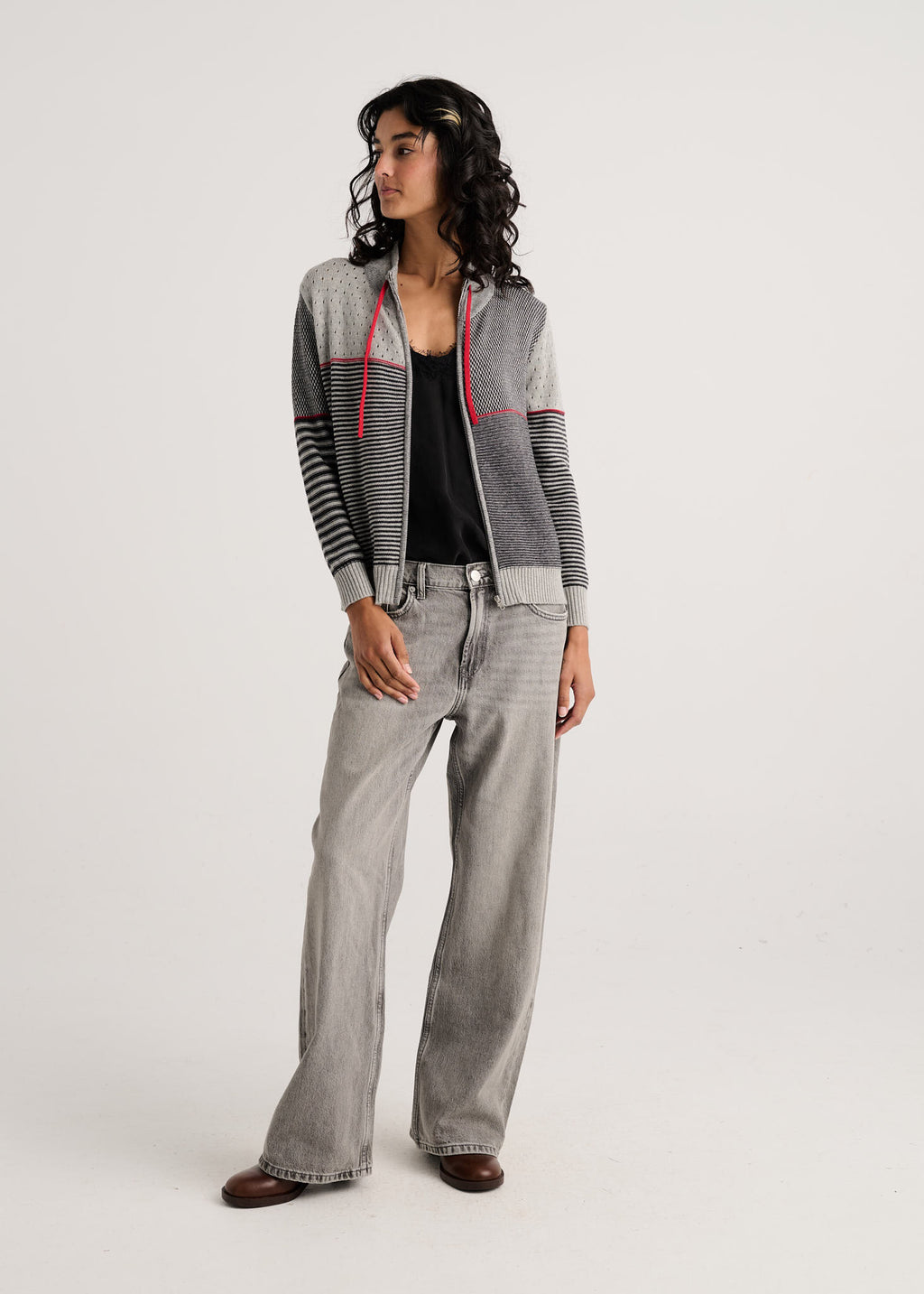 Zaket & Plover - Zip Cardi - Marl - 8524