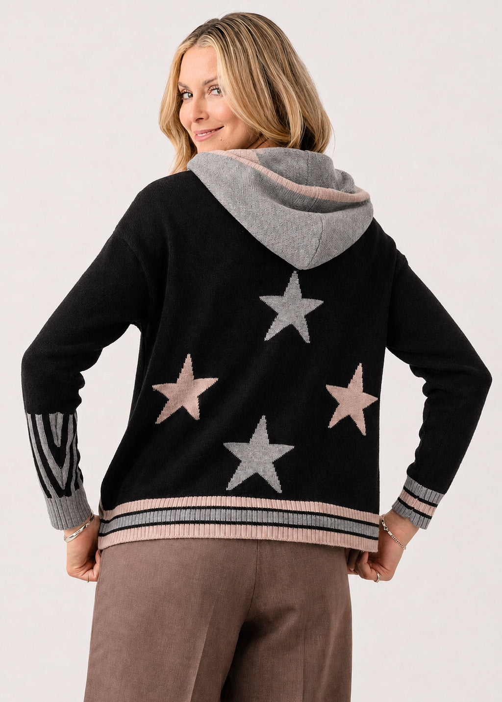 Zaket & Plover - Stars Hoodie - Cloud - 8529