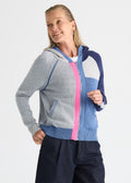 Zaket & Plover - Plaited Hoodie - Blue Jean - 8534