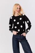 J Society - Dot Crew - 24068 - Black / Beige
