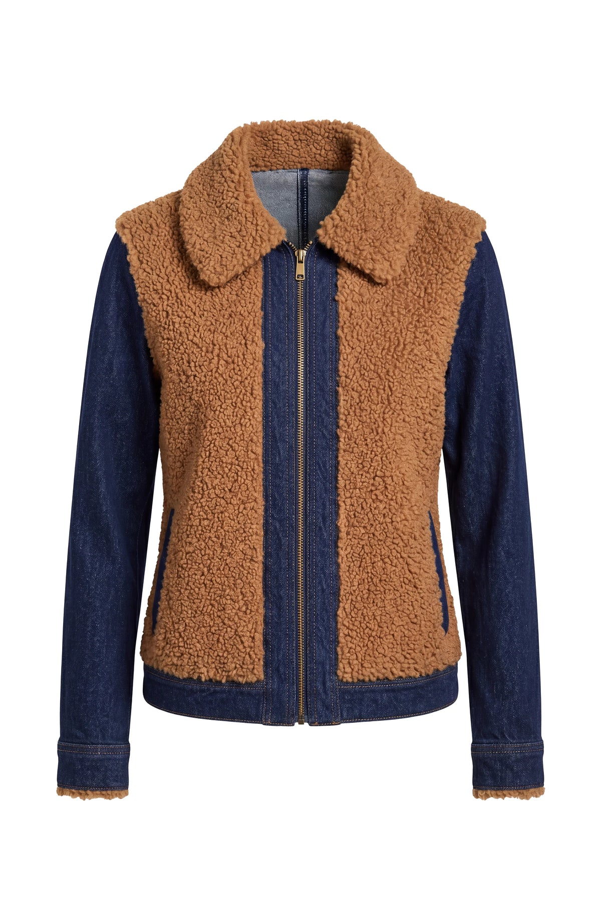Liverpool - Sherpa Denim Jacket - Denim - 1D57